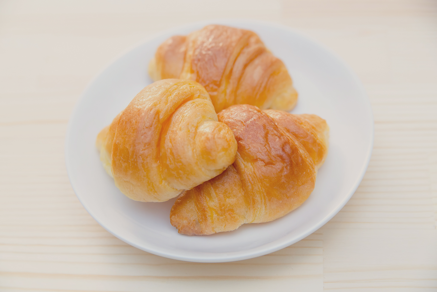 モーニングセットのクロワッサン